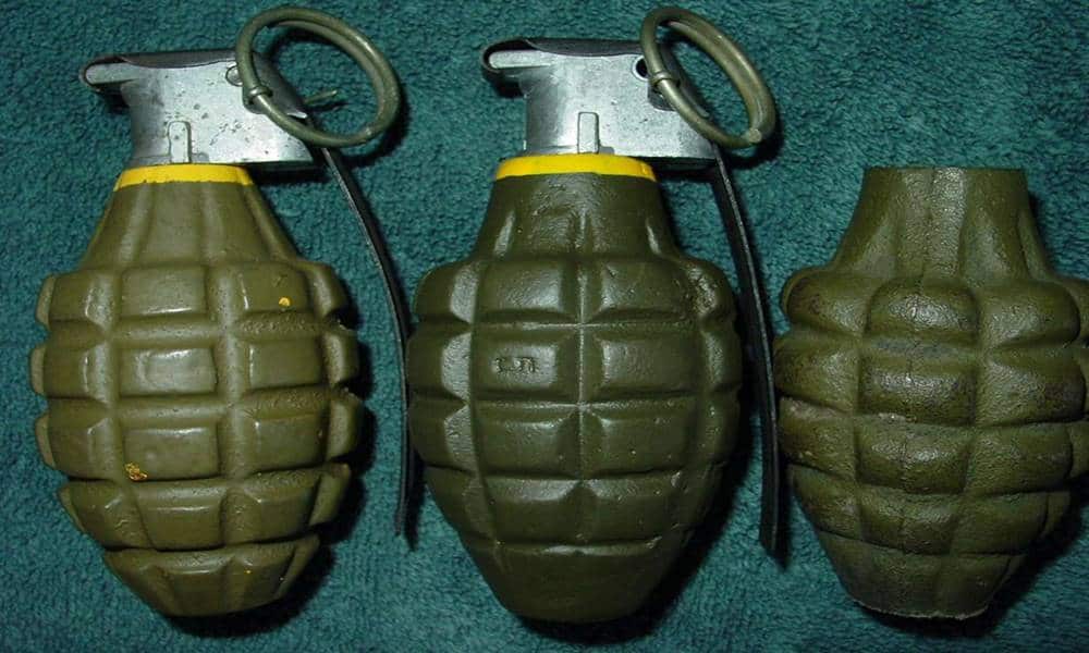 como funcionam as granadas de mao