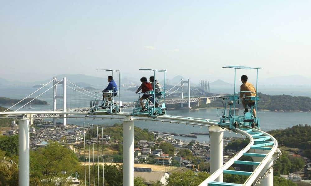 conheca sky cycle a montanha russa de bicicletas no japao 1 1