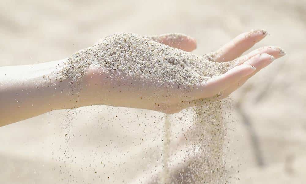 do que e feita a areia 1 1
