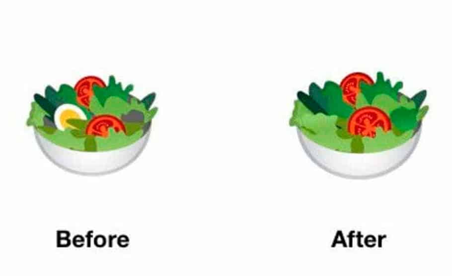 google tira ovo de emoji salada polemica tricurioso