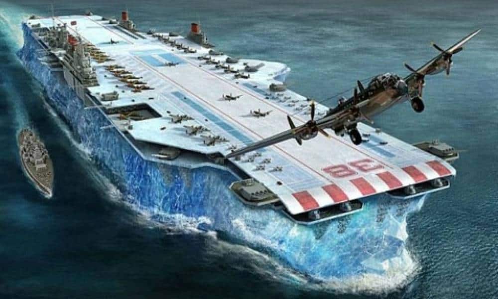 voce sabia que a marinha britanica ja tentou construir um navio de gelo 1 1